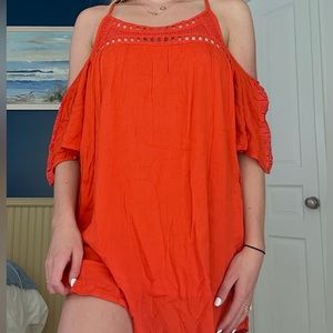 Rip Curl Off-the-shoulder Mini Dress